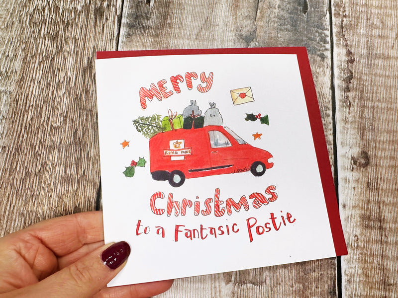 Thanks to a great Postie Christmas Card - Personalised