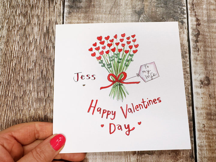 Be my Valentine, to my wife- personalised