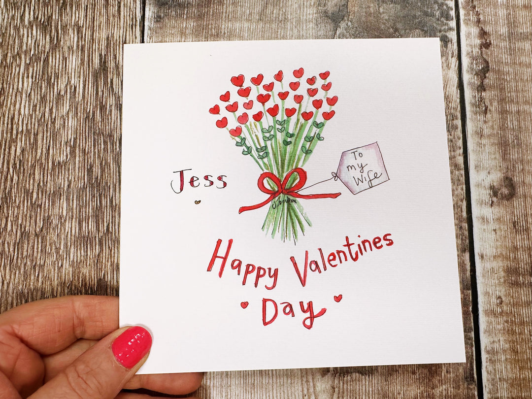 Be my Valentine, to my wife- personalised