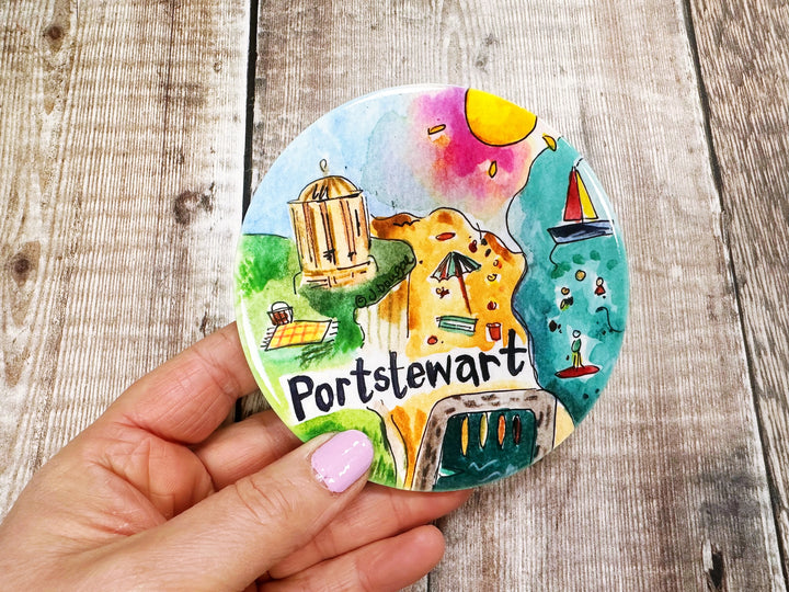 Portstewart Northern Ireland Ceramic Coaster New
