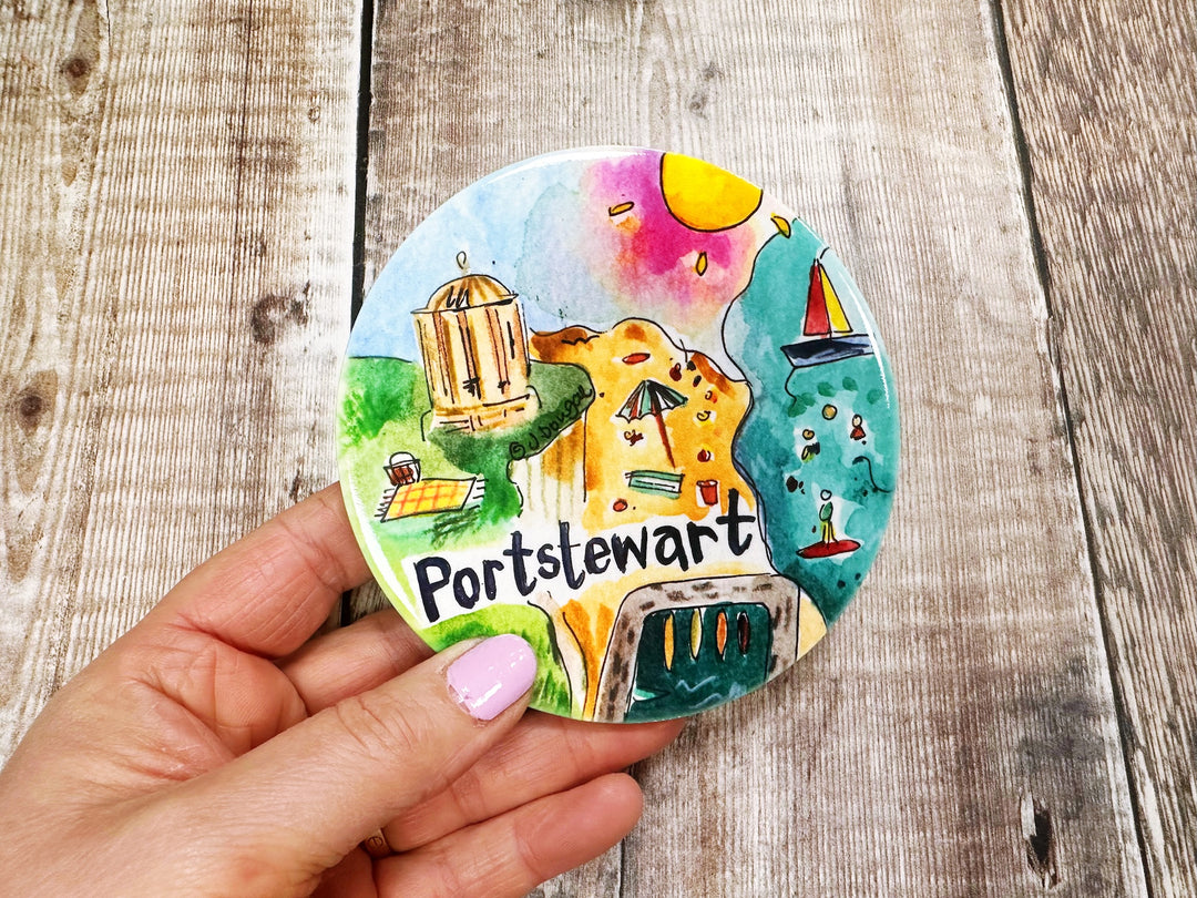 Portstewart Northern Ireland Ceramic Coaster New