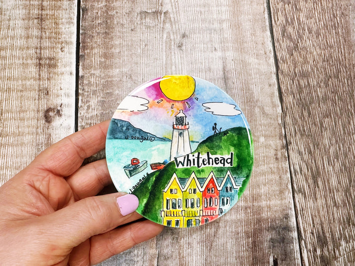 Whitehead Northern Ireland Ceramic Coaster New