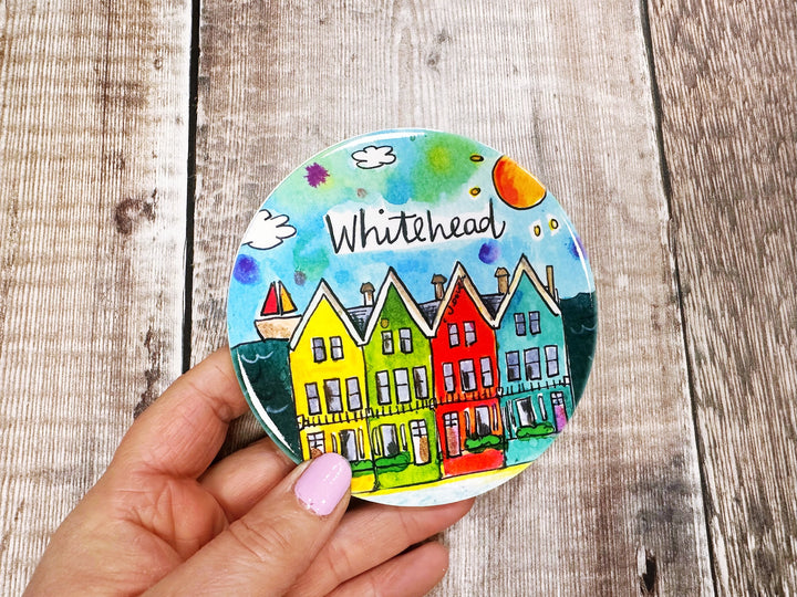Whitehead Houses Northern Ireland Ceramic Coaster New