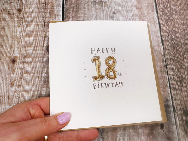 Happy 18th Birthday Card - Personalised