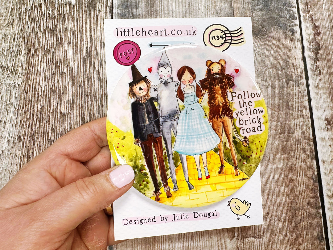 Follow your dreams Wizard of Oz ceramic coaster