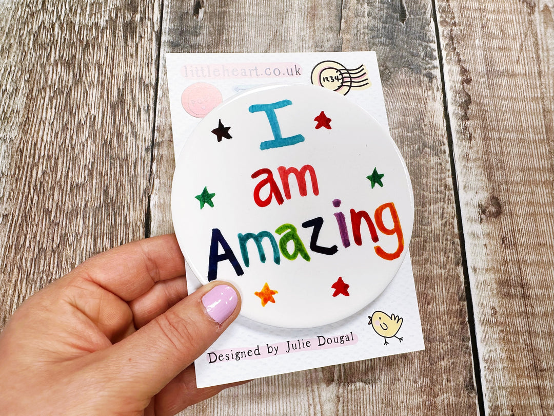 I am amazing cute ceramic coaster