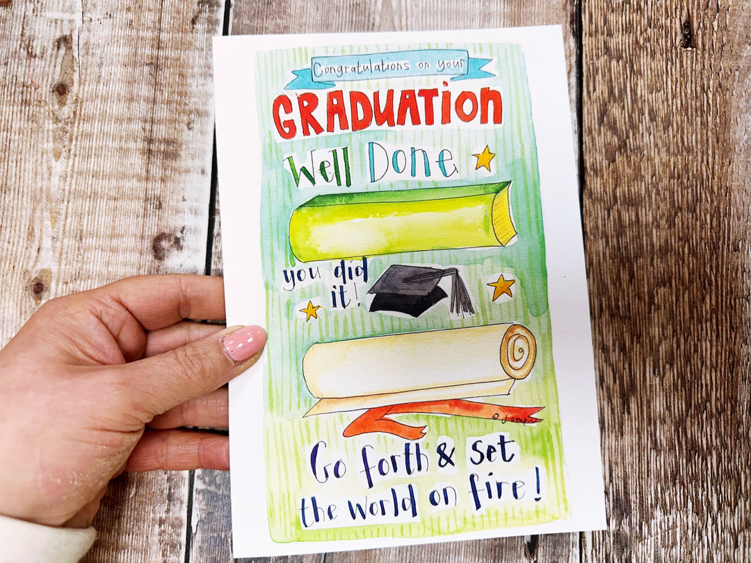 A5 Banner Graduation Card - Personalised