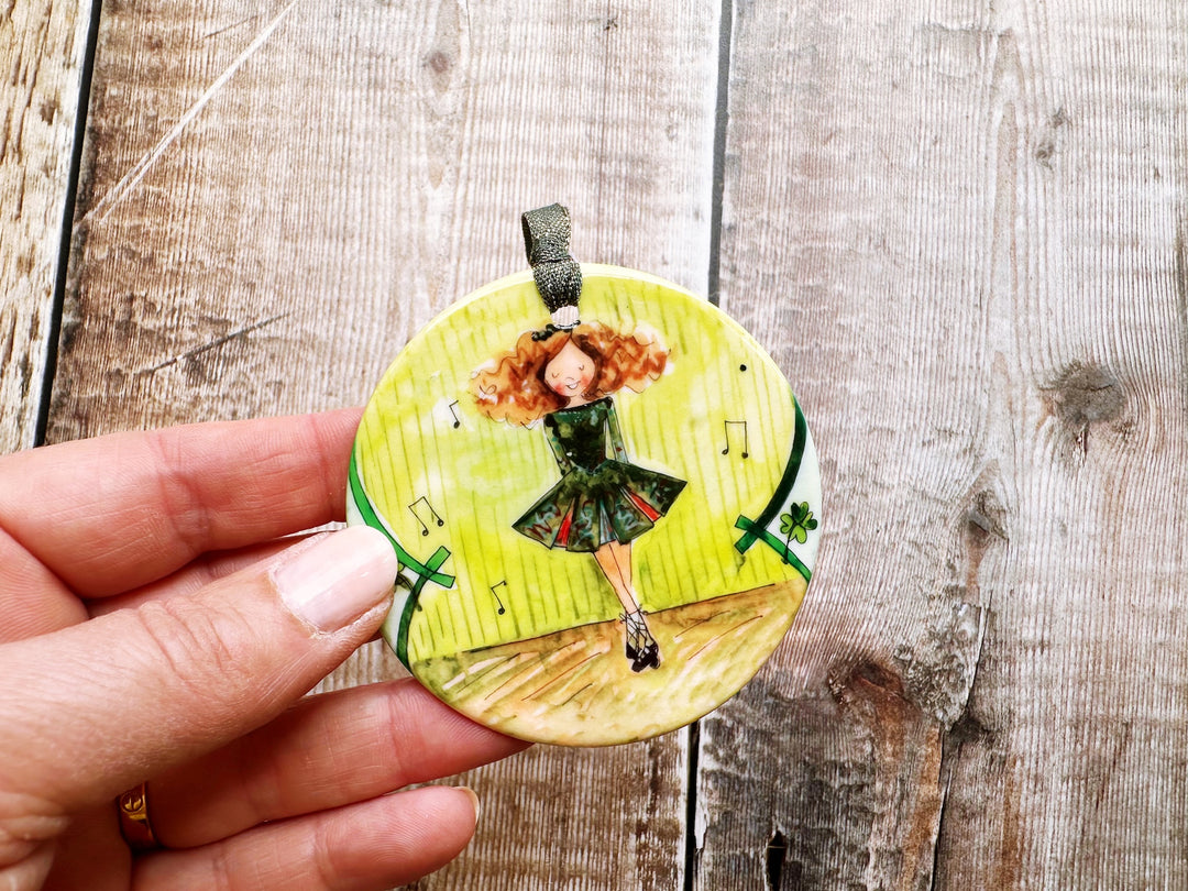 Irish Dancer ceramic