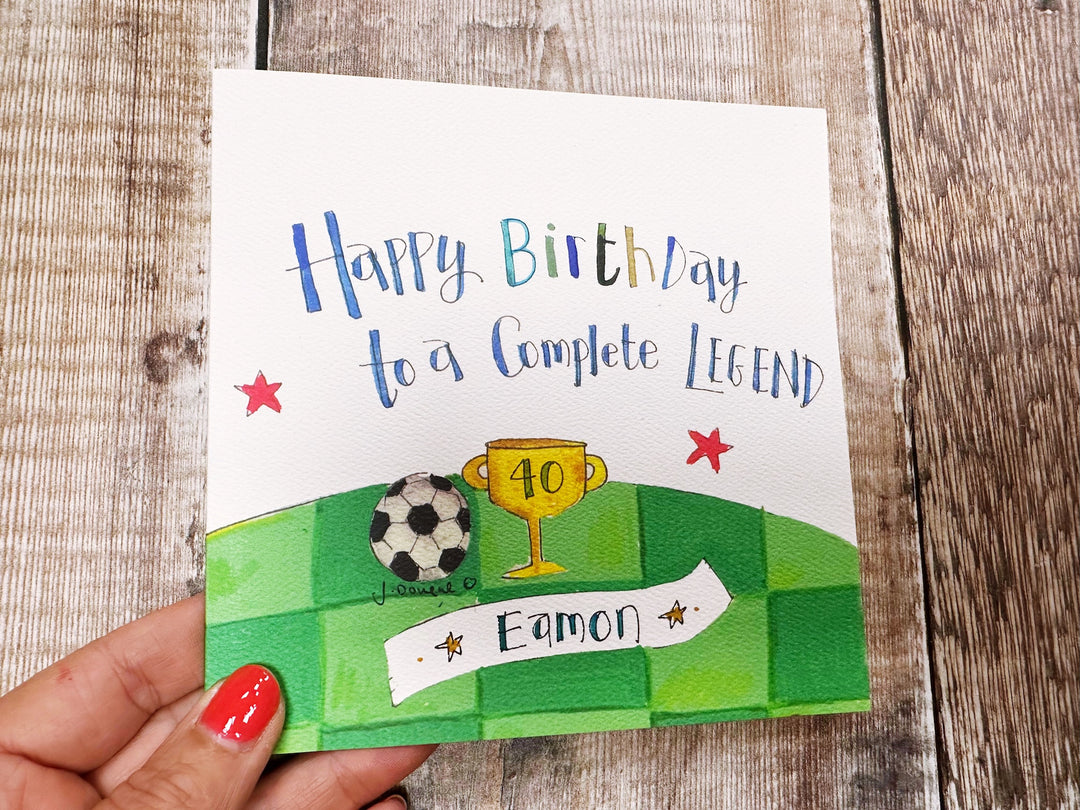 Football Legend Card - Personalised