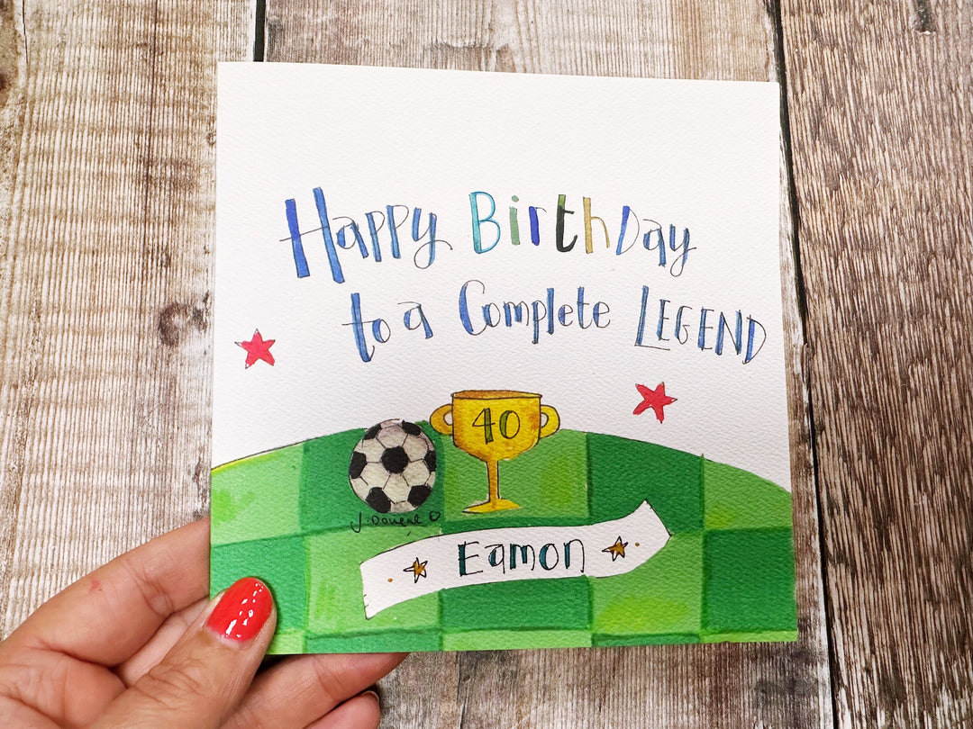 Football Legend Card - Personalised
