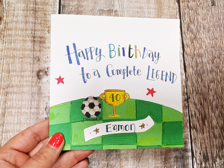 Football Legend Card - Personalised