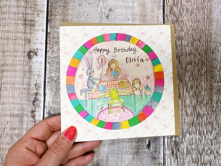 Happy Birthday Pancake Time Birthday Card - Personalised