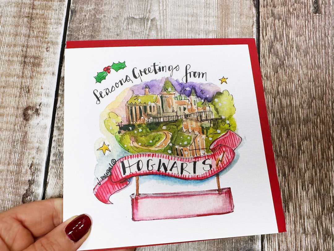 "Greetings from" Christmas Card - Personalised