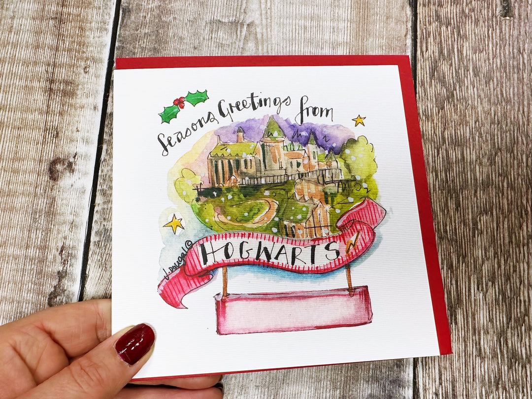 "Greetings from" Christmas Card - Personalised