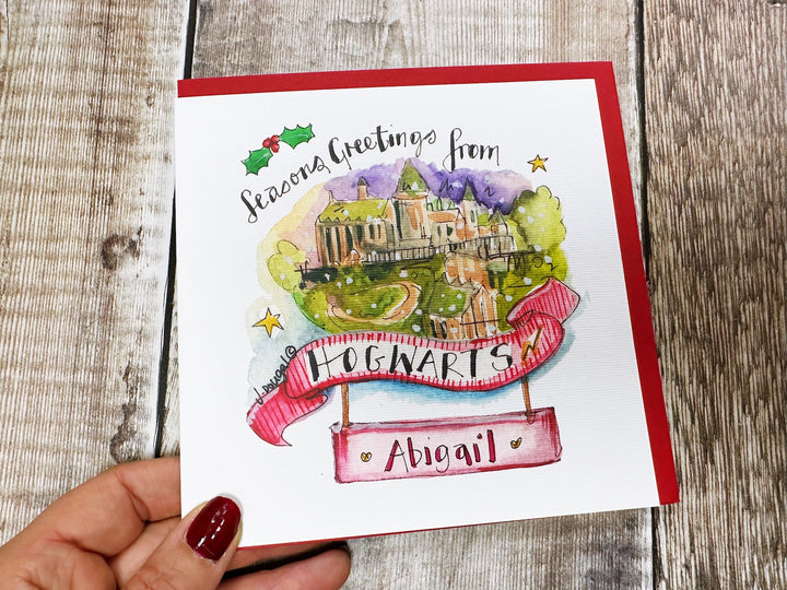 "Greetings from" Christmas Card - Personalised
