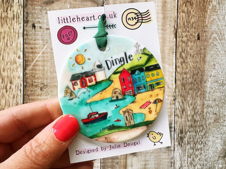 Dingle Ireland Ceramic Hanging Decoration