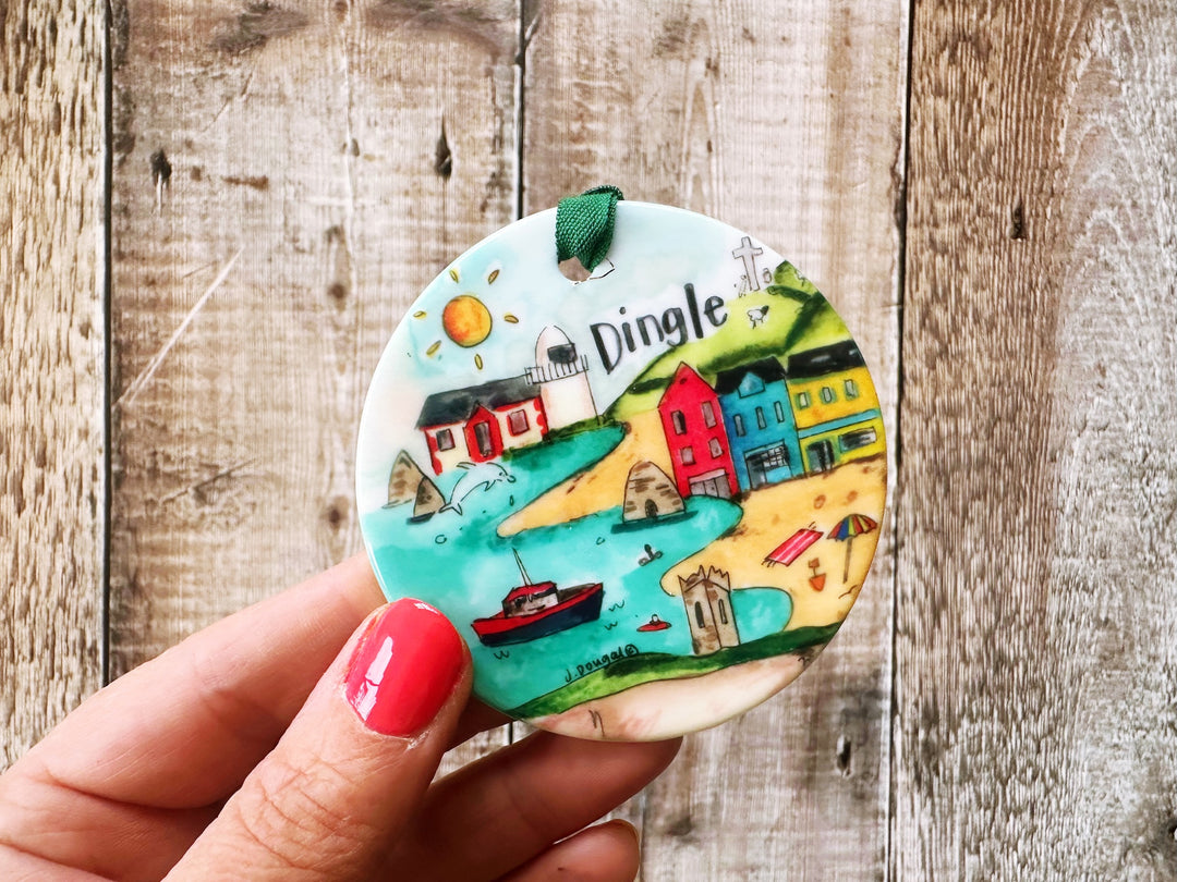 Dingle Ireland Ceramic Hanging Decoration