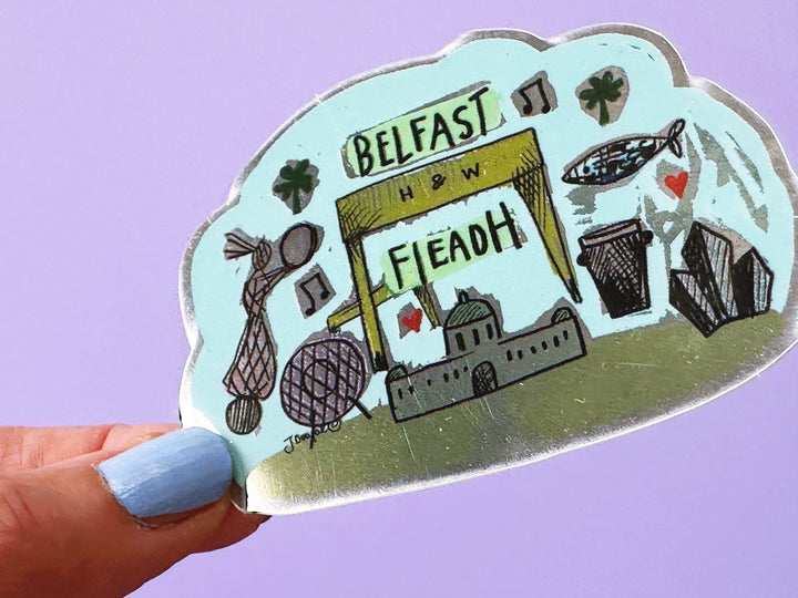 Metalic Fleadh Belfast Vinyl Sticker