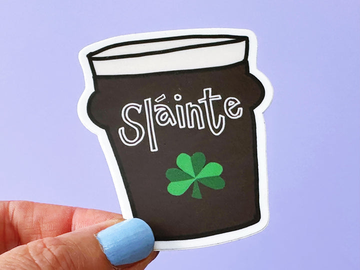 Sláinte Vinyl Matt Sticker