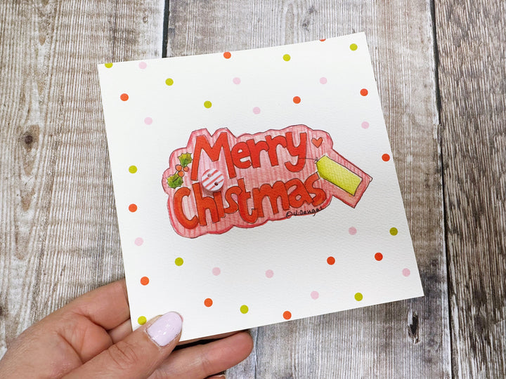 Merry Christmas Card - Personalised