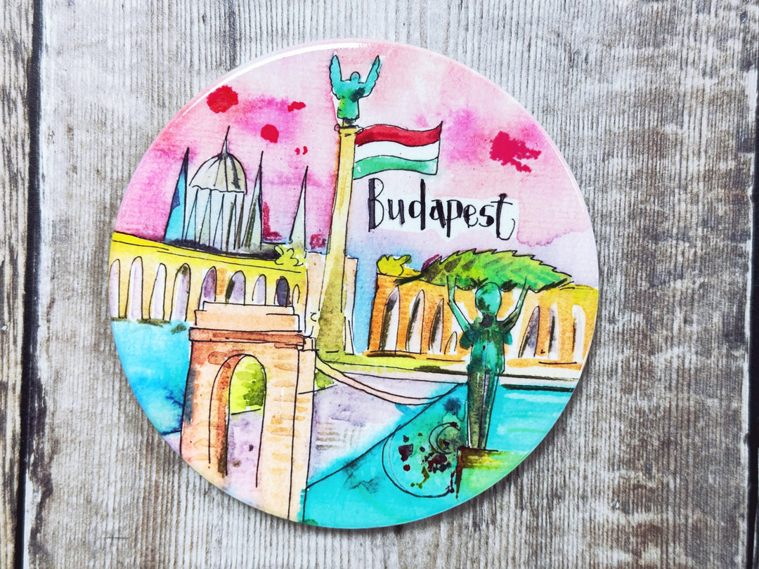 Budapest Ceramic Coaster