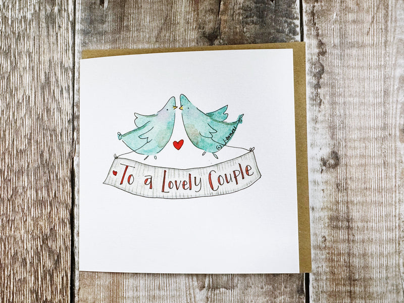 Love Doves Card - Personalised
