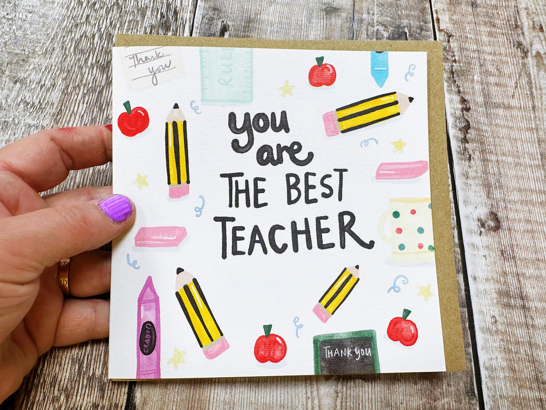Best Teacher Card - Personalised