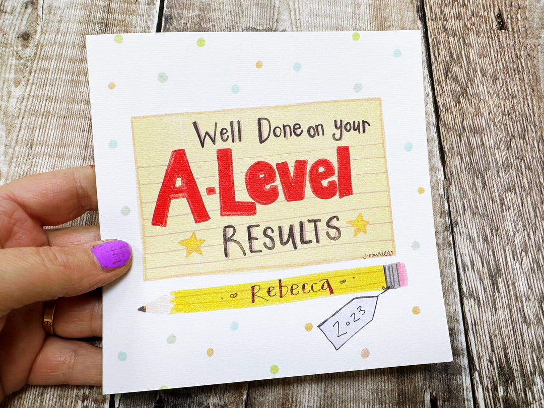 Well done on your A&