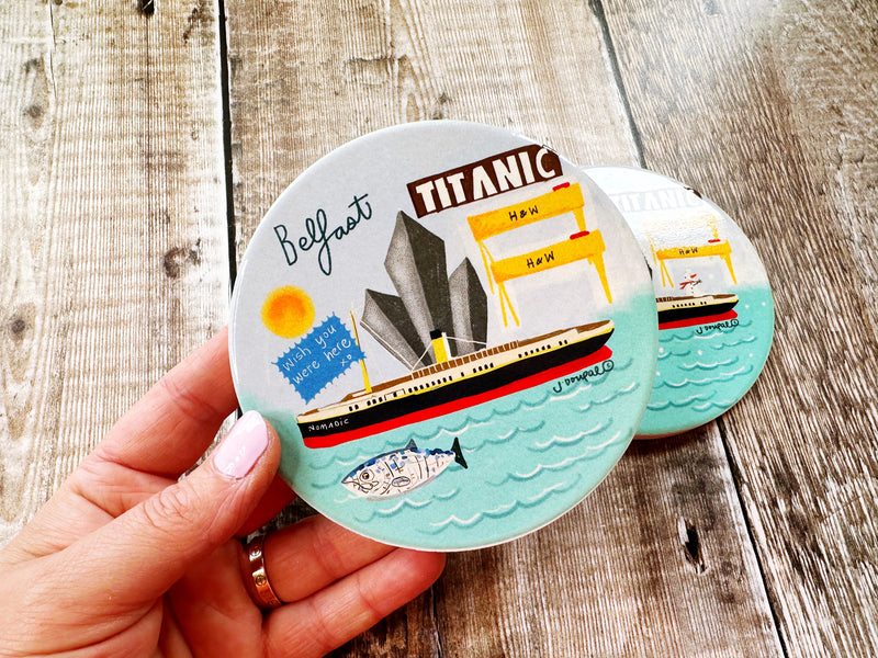 Titanic Belfast Ceramic Coaster