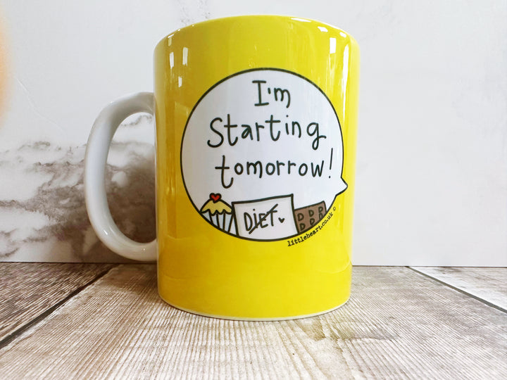 I’m starting tomorrow Speech Bubbles