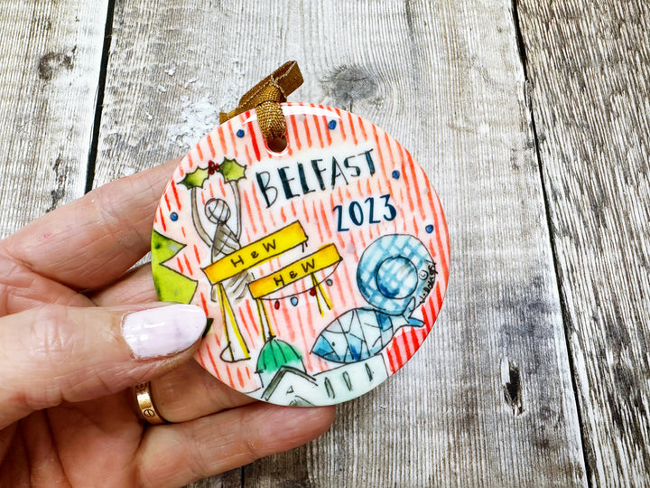 Belfast Christmas Ceramic Decoration
