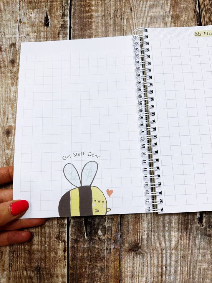 A5 Ring bound Not all who wander are lost Notebook or Planner