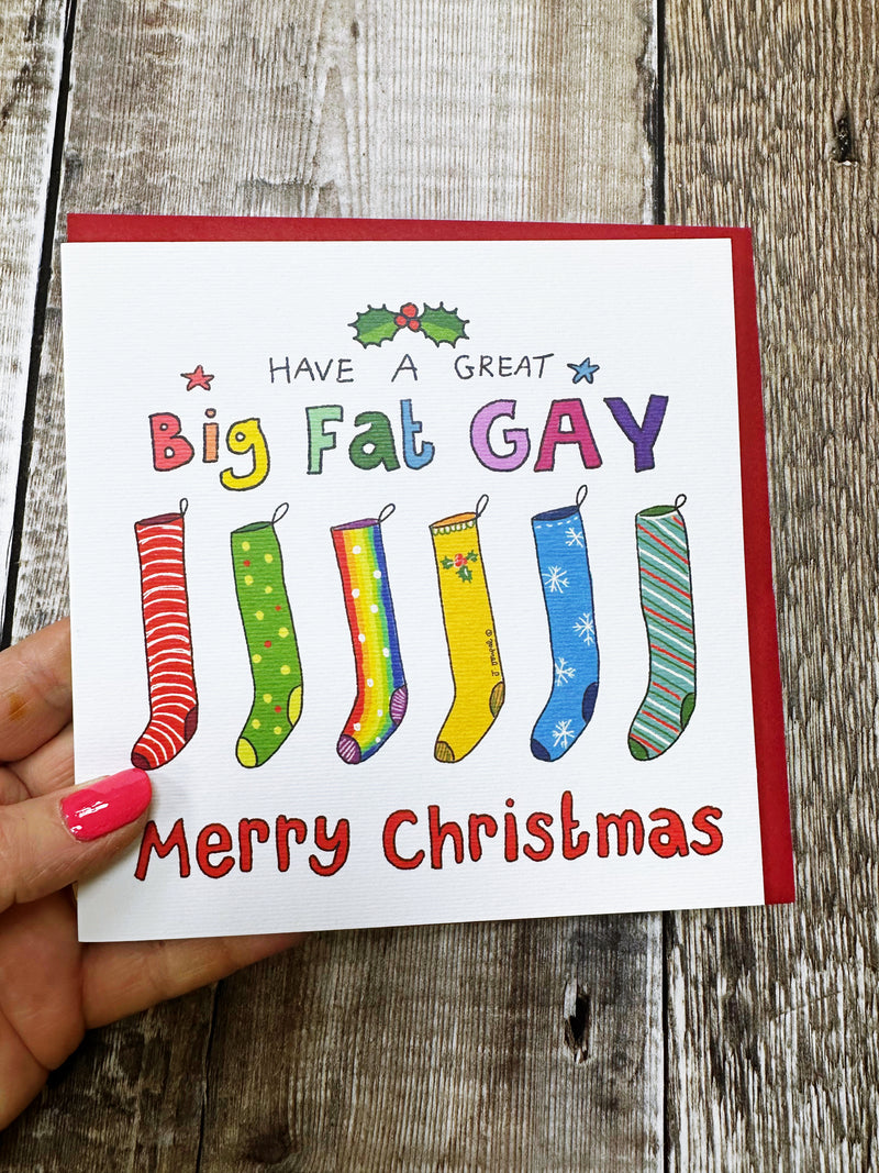 Have a Great big Gay Christmas Card - Personalised