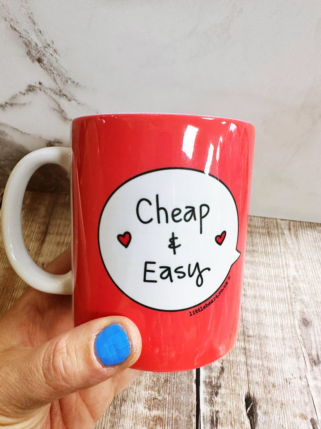 Cheap and Easy Speech Bubbles Mug, Coaster or Badge