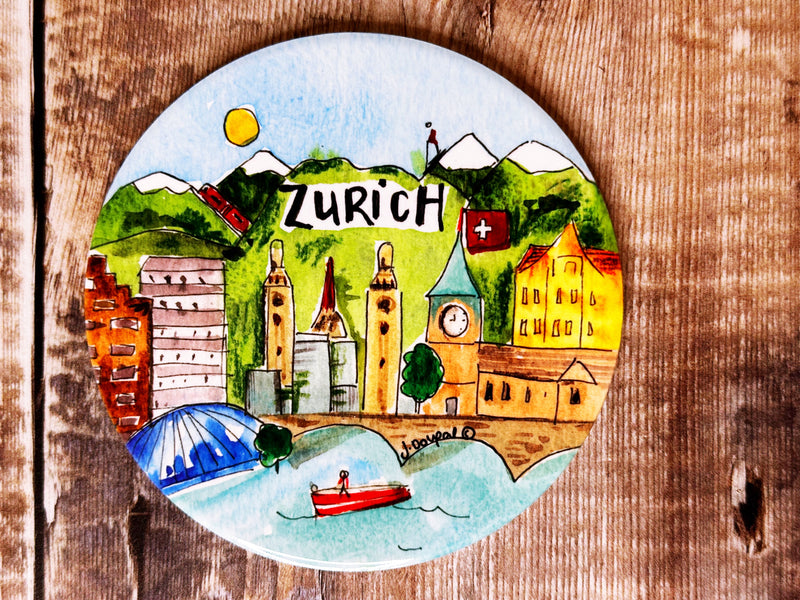 Zurich Ceramic Coaster