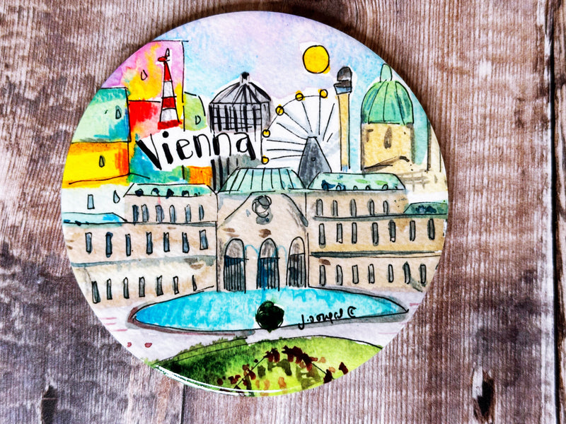 Vienna Ceramic Coaster