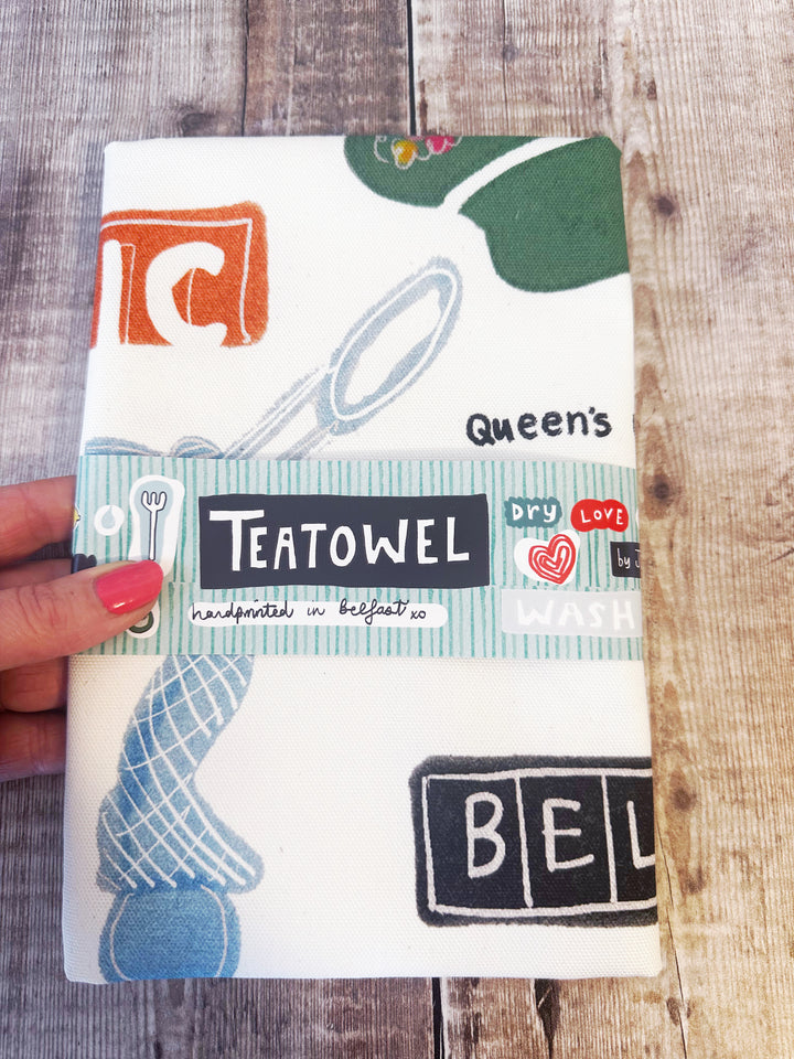 Belfast Buildings Tea Towel