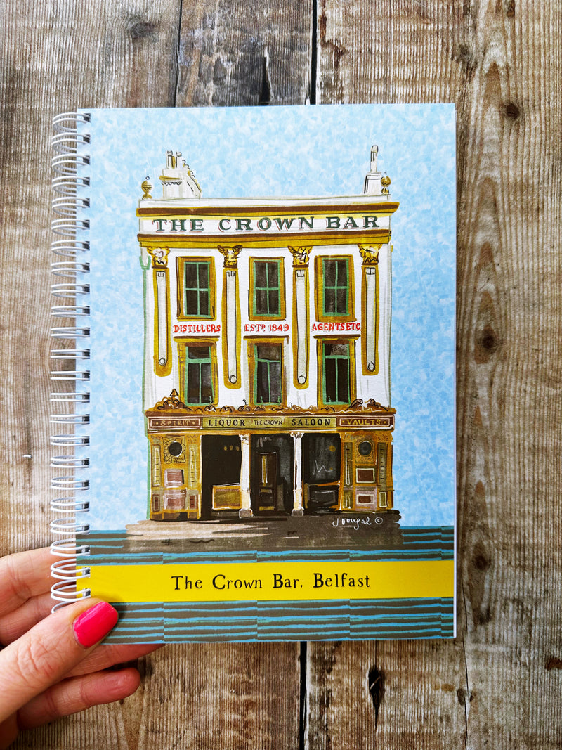 Copy of A5 Ring bound Crown Bar Belfast Notebook or Planner