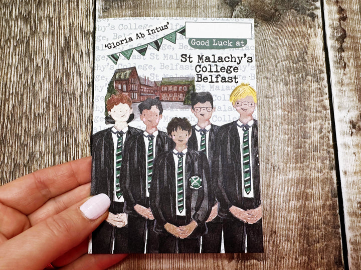 A6 First Day at Secondary School Personalised Greeting Card