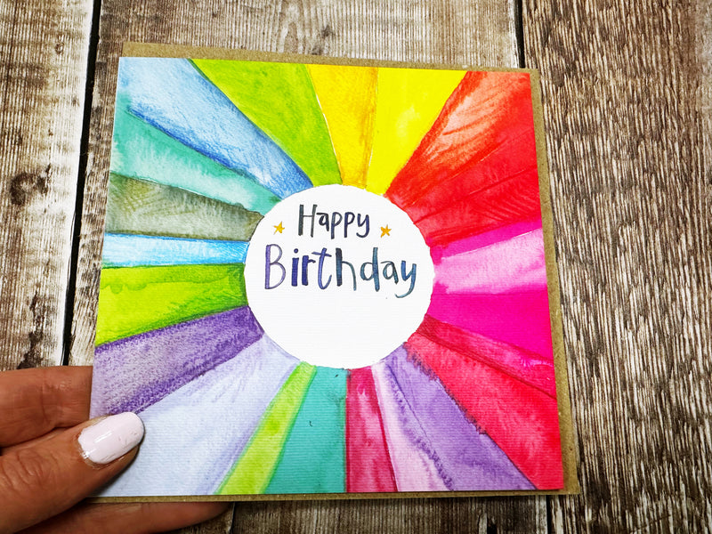 Rainbow Card - Personalised