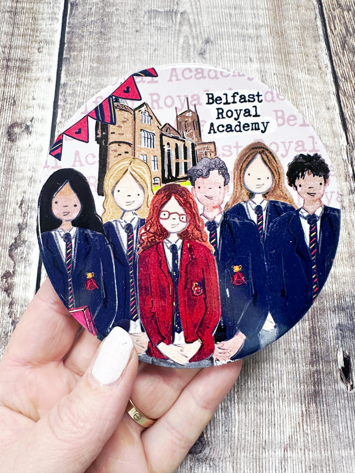 Secondary School Coaster with Acrylic Stand