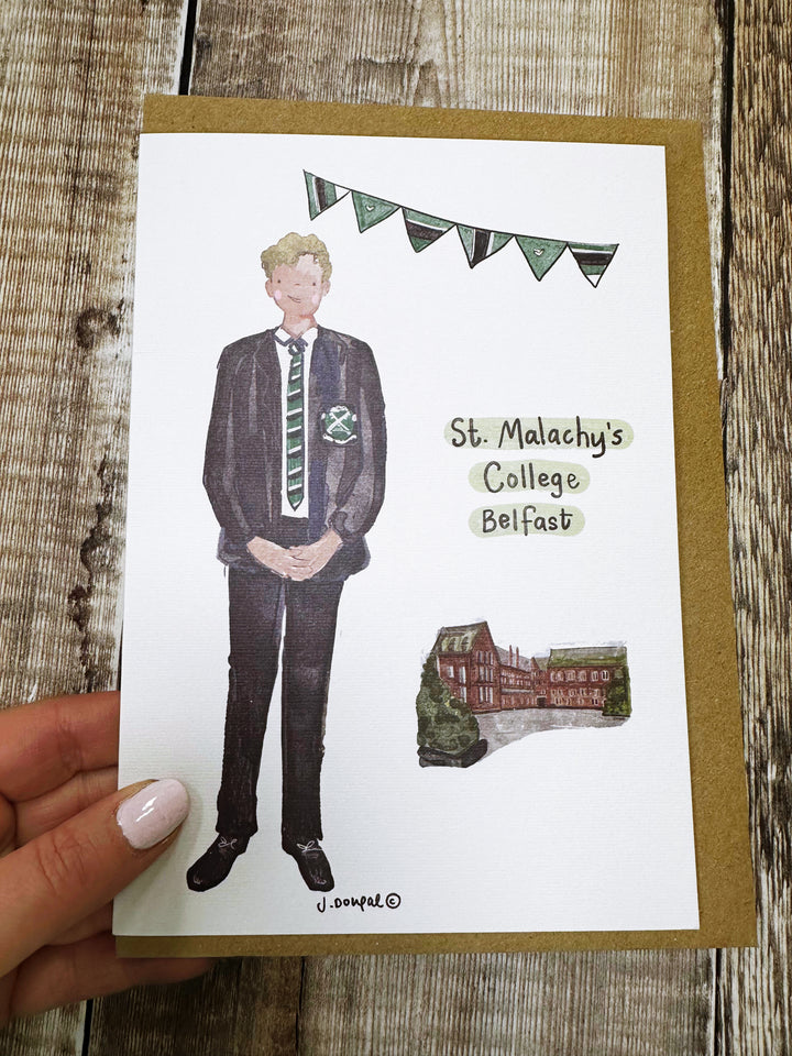 A5 Secondary School Personalised Card/Print