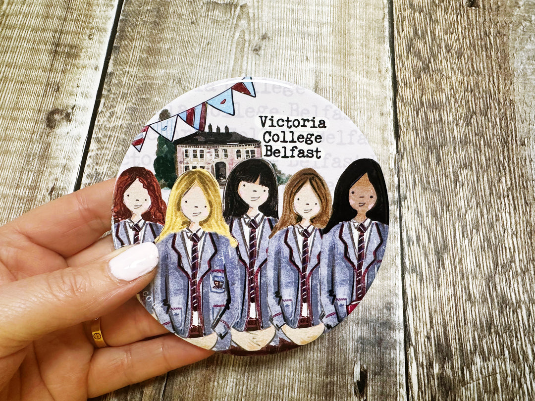 Secondary School Coaster with Acrylic Stand