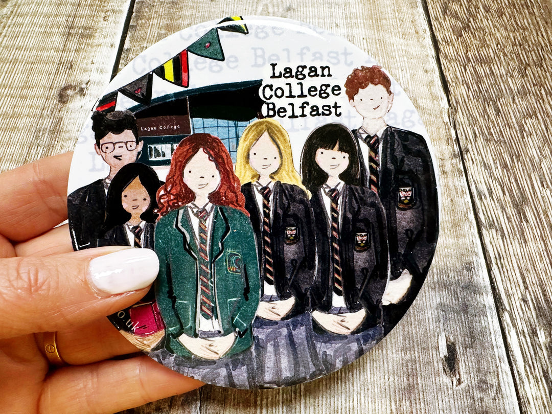 Secondary School Coaster with Acrylic Stand