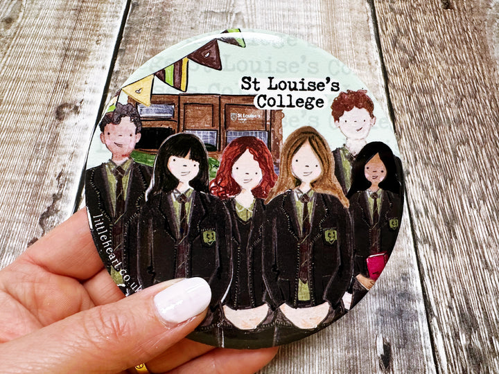 Secondary School Coaster with Acrylic Stand