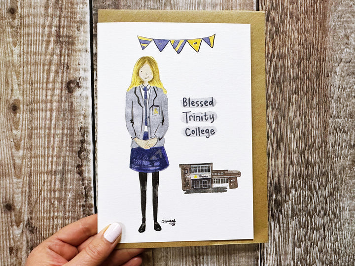 A5 Secondary School Personalised Card/Print