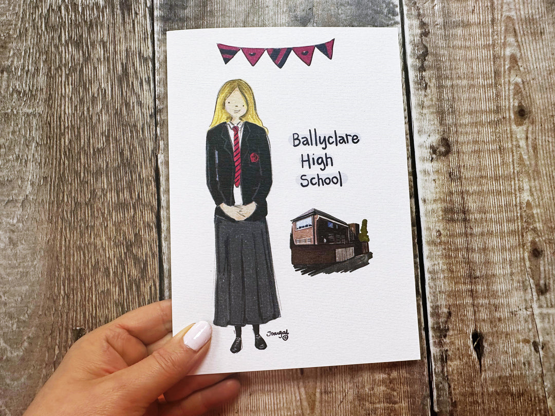 A5 Secondary School Personalised Card/Print