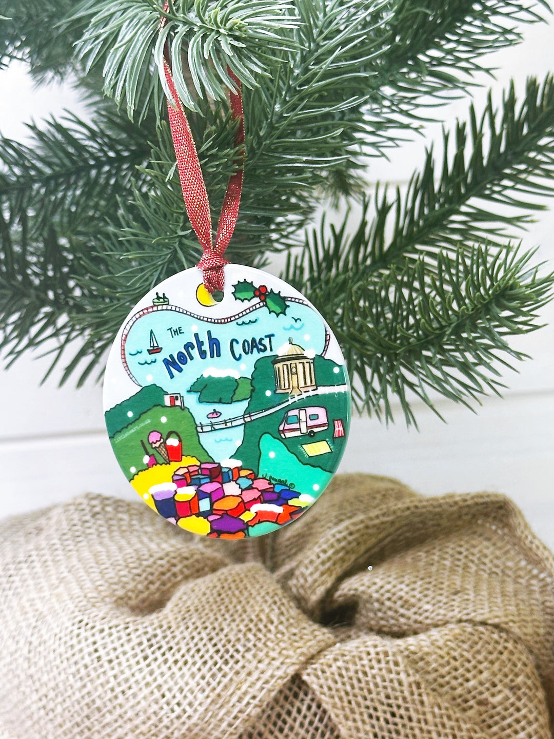 North Coast Christmas Ceramic Decoration