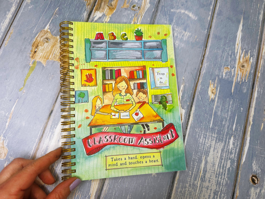 A5 Ring bound Classroom Assistant Notebook or Planner