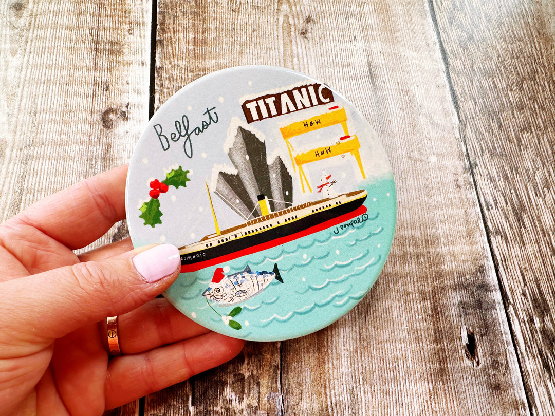 Titanic Shipyard Belfast Ceramic Coaster